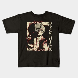 Black butler Sebastian|Ciel Kids T-Shirt